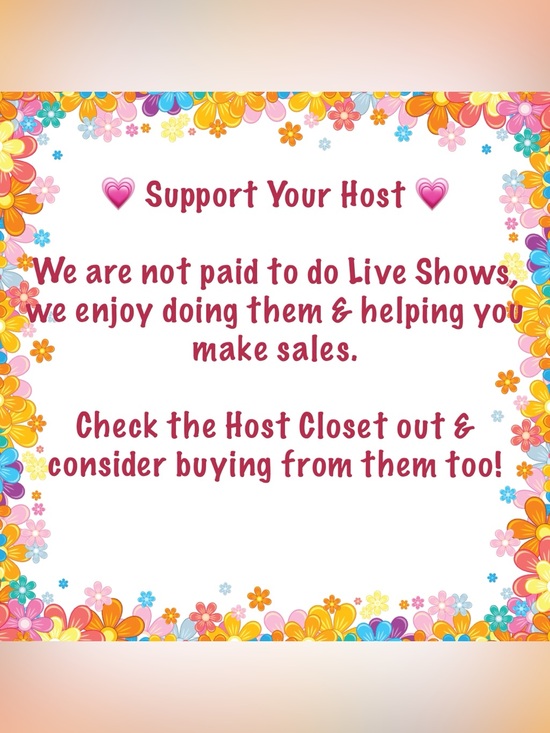 Other - FYI.  LIVE SHOW Information